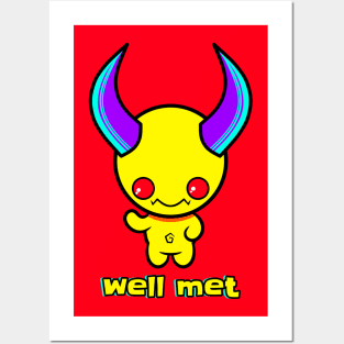 Well Met Demon 1 Posters and Art